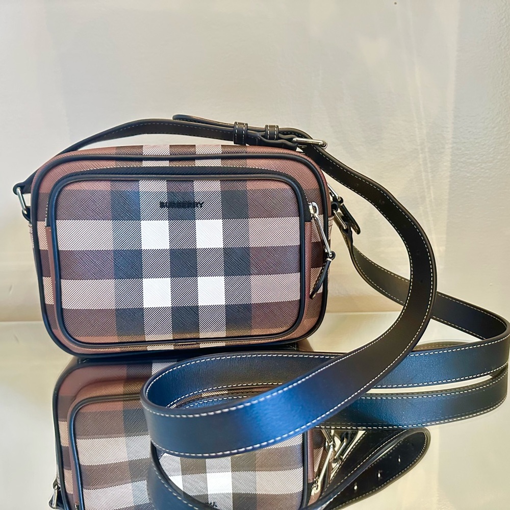 Burberry Brown Black Paddy Crossbody Shoulder Bag Excellent